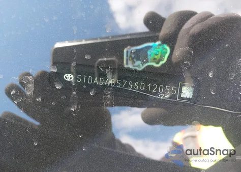 2025 Toyota Grand Highlander Hybrid Platinum Max из США, поврежденный, VIN 5TDADAB57SS012055